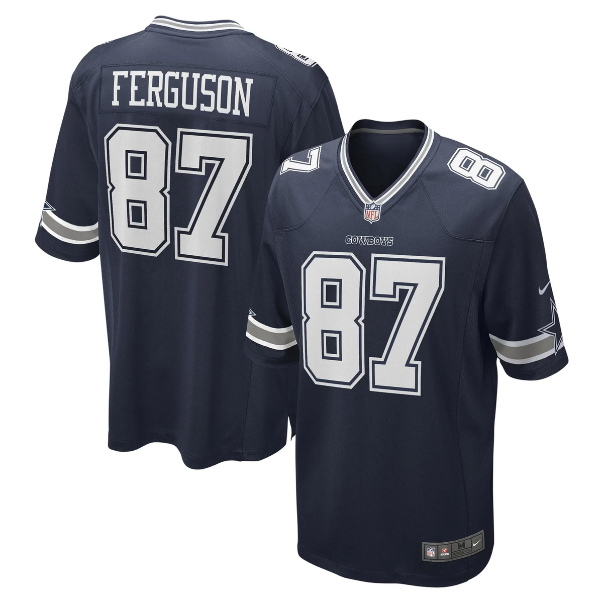 Jake Ferguson YOUTH KIDS Dallas Cowboys Official NFL Jersey Navy Blue