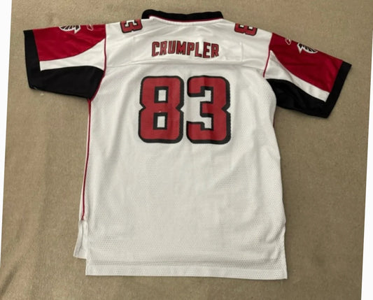 Alge Crumpler Atlanta Falcons NFL Reebok Jersey White
