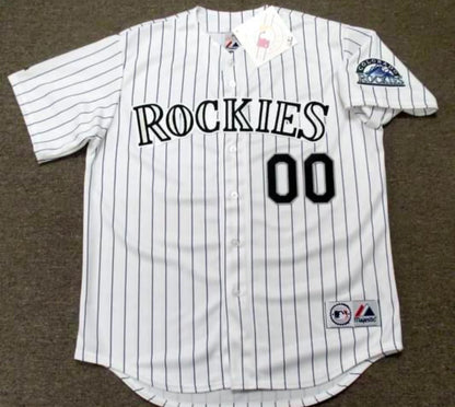 Any name & Number Custom Colorado Rockies Official MLB Majestic Jersey