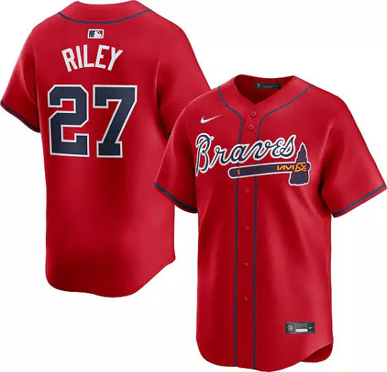 Austin Riley Atlanta Braves Official MLB Nike Jersey – Ultimate sports ...