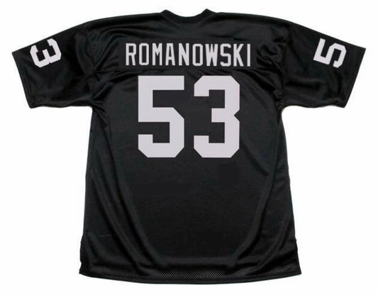 Bill Romanowski Oakland Raiders Mitchell & Ness Jersey Black