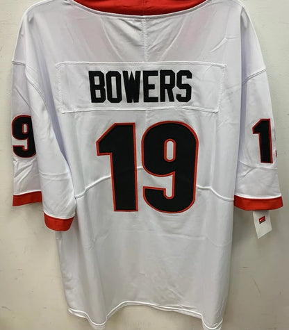 Brock Bowers Georgia Bulldogs Jersey white