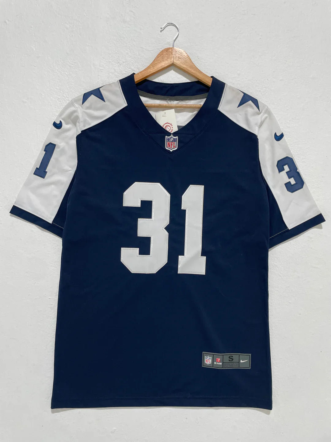Byron Jones Dallas Cowboys Official NFL Nike Jersey B/W