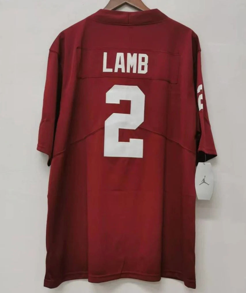 CeeDee Lamb Oklahoma Sooners Jersey Nike Stitched letters & numbers