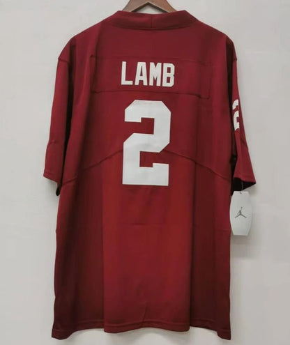 CeeDee Lamb Oklahoma Sooners Jersey Nike Stitched letters & numbers