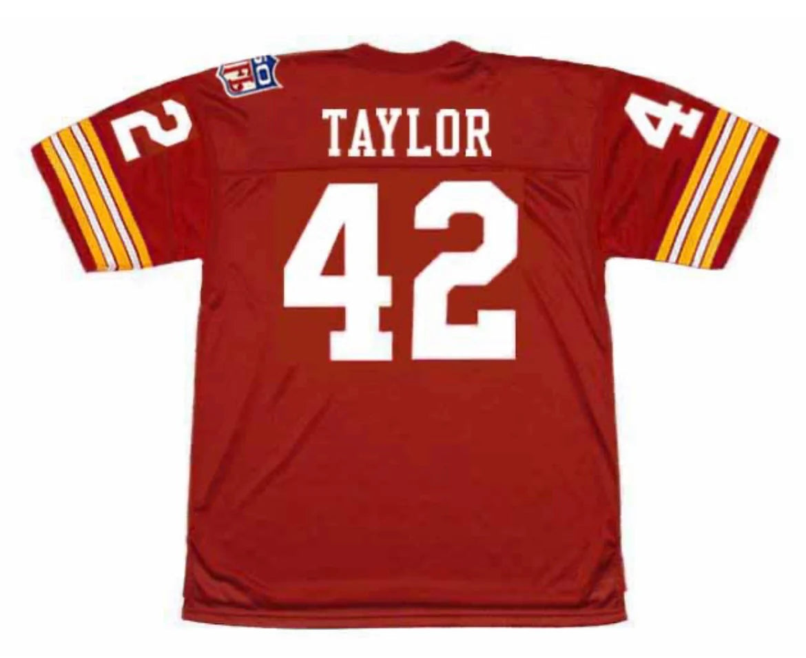 Charlie Taylor 1969 Washington Redskins Commanders Official NFL Mitchell & Ness Jersey Red