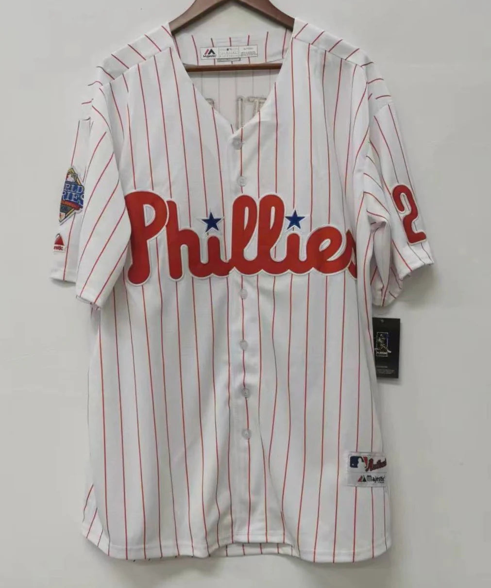 Chase Utley Philadelphia Phillies Jersey white