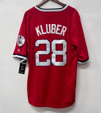 Corey Kluber Cleveland Indians Jersey Majestic