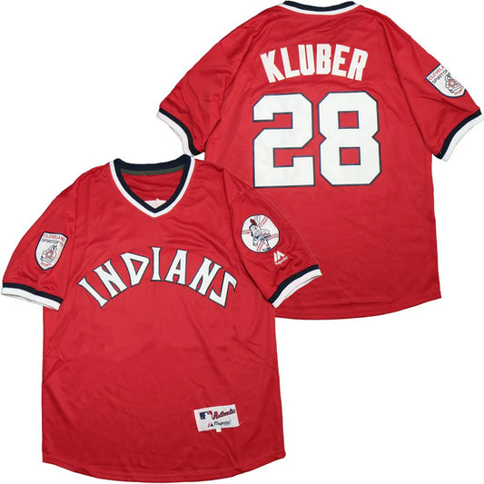 Corey Kluber Cleveland Indians Jersey Majestic