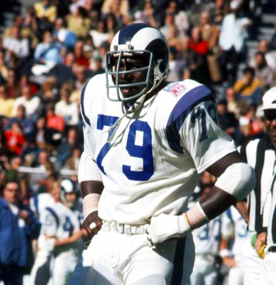 Coy Bacon 1969 Los Angeles Rams NFL Mitchell & Ness Jersey
