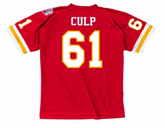 Curley Culp 1969 Kansas City Chiefs NFL Mitchell & Ness Jersey red