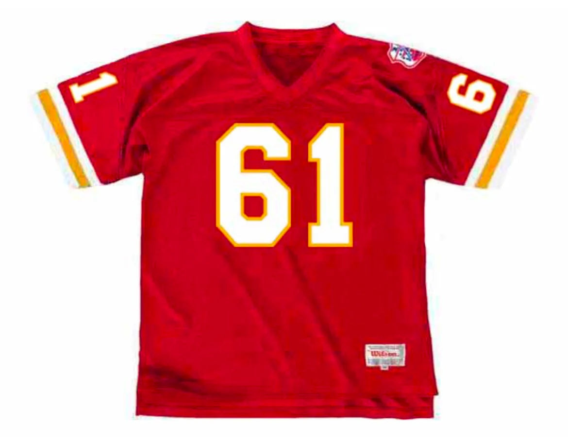 Curley Culp 1969 Kansas City Chiefs NFL Mitchell & Ness Jersey red