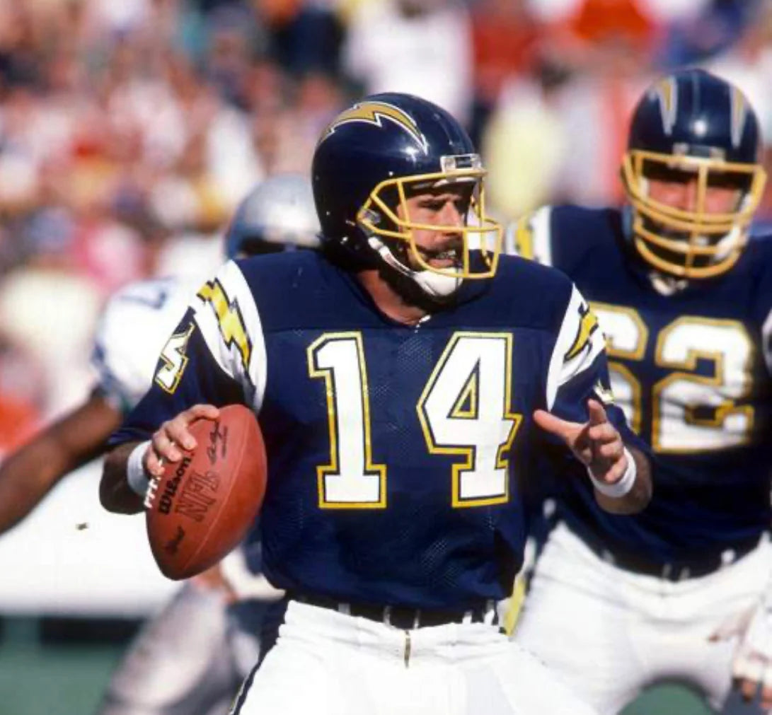 Dan Fouts San Diego Chargers Jersey Mitchell & Ness blue