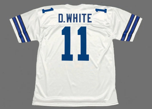 Danny White Dallas Cowboys Official NFL Jersey Mitchell & Ness white