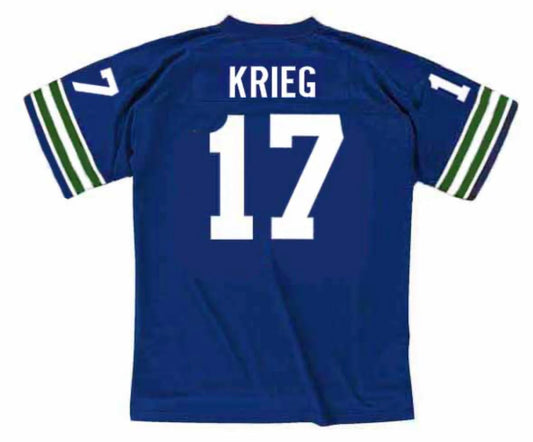 Dave Krieg Seattle Seahawks Official NFL Jersey Mitchell & Ness