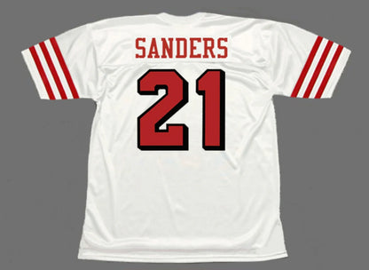 Deion Sanders San Francisco 49ers Jersey 1994 Mitchell & Ness White