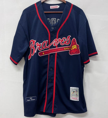 Deion Sanders Atlanta Braves 1992 Mitchell & Ness blue