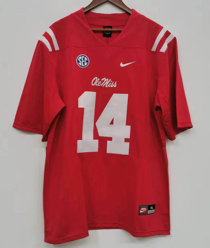 DK Metcalf Ole Miss Rebels Jersey red NIKE