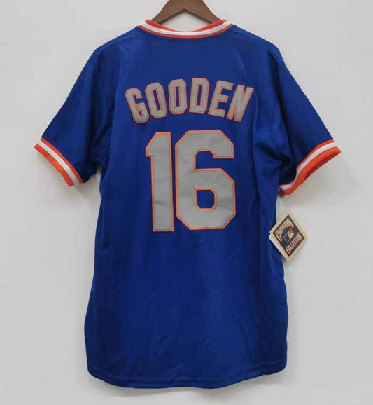 Dwight Doc Gooden New York Mets Jersey Mitchell & Ness blue