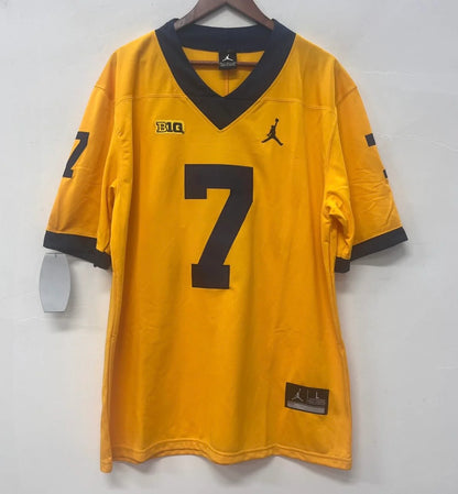 Donovan Edwards Michigan Wolverines Jersey yellow