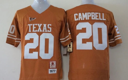 Earl Campbell Texas Longhorns Jersey Orange