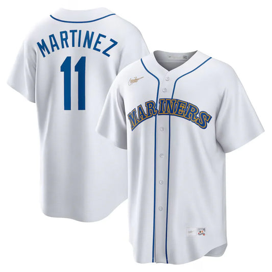 Edgar Martinez Seattle Mariners Official MLB Nike Jersey White