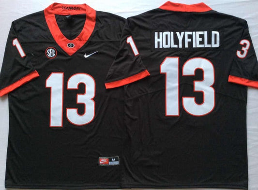 Elijah Esaias Holyfield Georgia Bulldogs jersey NIKE black