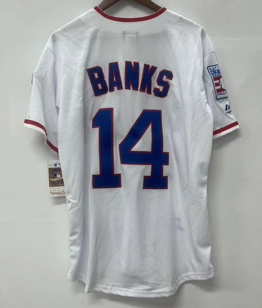 Ernie Banks Chicago Cubs Jersey 1968 Cooperstown Collection