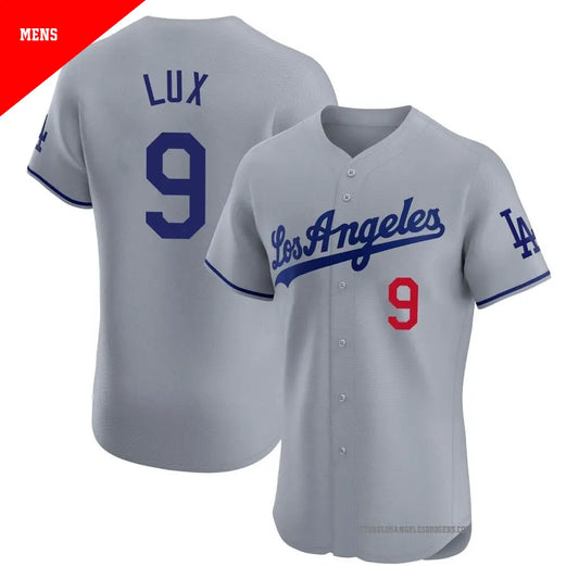Gavin Lux Los Angeles Dodgers Official MLB Nike jersey gray
