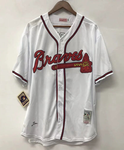 Greg Maddux Atlanta Braves Mitchell & Ness White