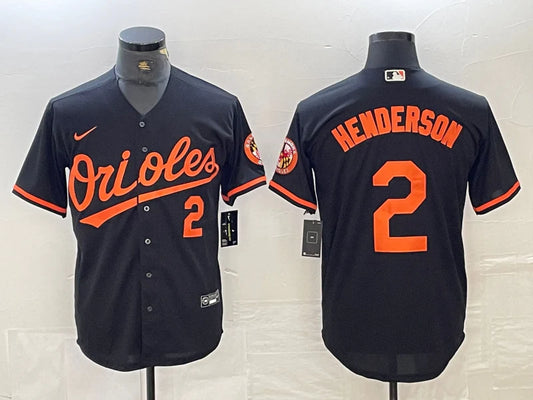 Gunnar Henderson Baltimore Orioles jersey Nike black