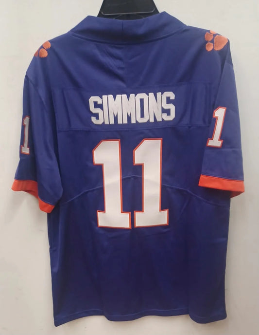 Isaiah Simmons Clemson Tigers Jersey blue NIKE