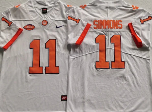 Isaiah Simmons Clemson Tigers Jersey white NIKE