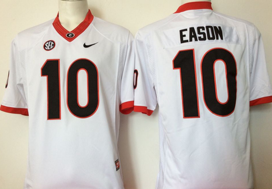 Jacob Eason Georgia Bulldogs Jersey white Nike
