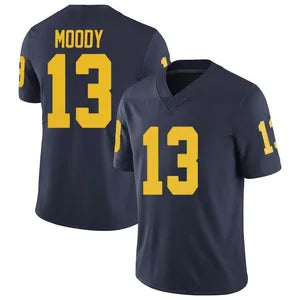 Jake Moody Michigan Wolverines Official NCAA Jersey #13 Blue