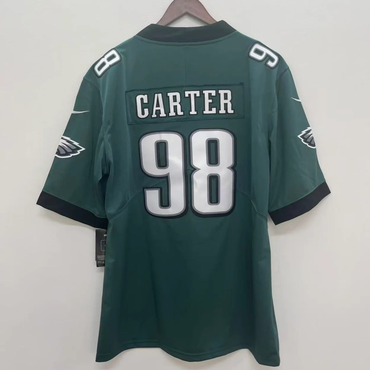 Jalen Carter Philadelphia Eagles official Super Bowl Nike NFL Jersey
