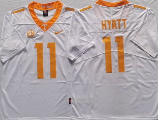 Jalin Hyatt Tennessee Volunteers Jersey Nike white