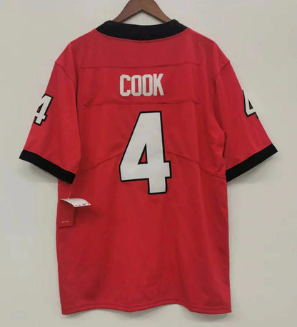 James Cook Georgia Bulldogs Jersey red