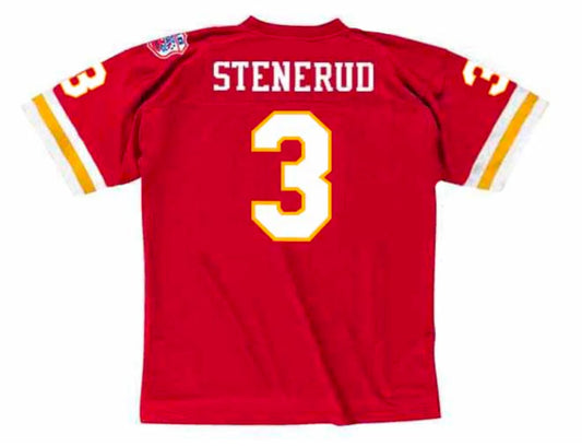 Jan Stenerud 1969 Kansas City Chiefs NFL Mitchell & Ness Jersey red