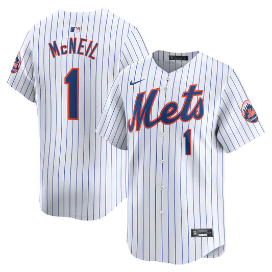 Jeff McNeil New York Mets Nike brand MLB official Jersey White