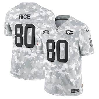 Jerry Rice Oakland Raider Official NFL Salute To Service Nike Jersey