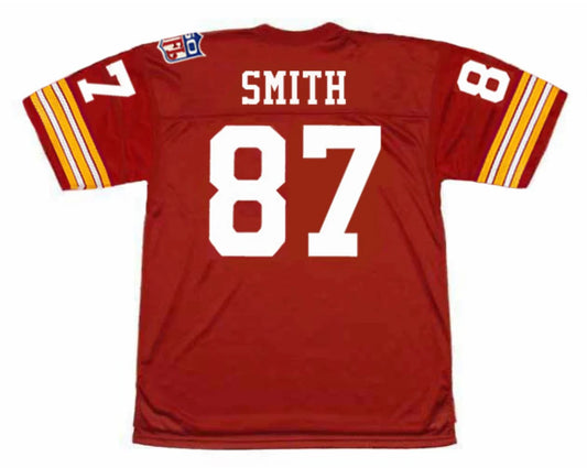Jerry Smith 1969 Washington Redskins Commanders Official NFL Mitchell & Ness Jersey Red