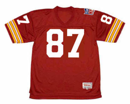 Jerry Smith 1969 Washington Redskins Commanders Official NFL Mitchell & Ness Jersey Red