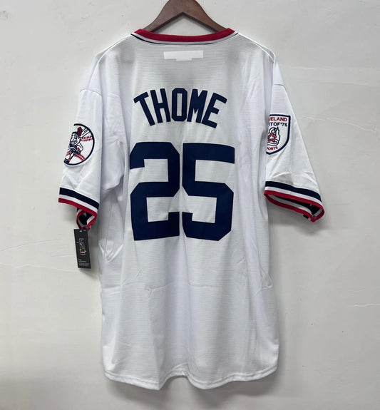 Jim Thome Cleveland Indians Jersey Majestic white