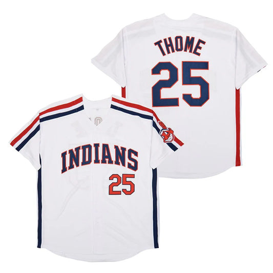 Jim Thome Cleveland Indians Jersey Majestic white