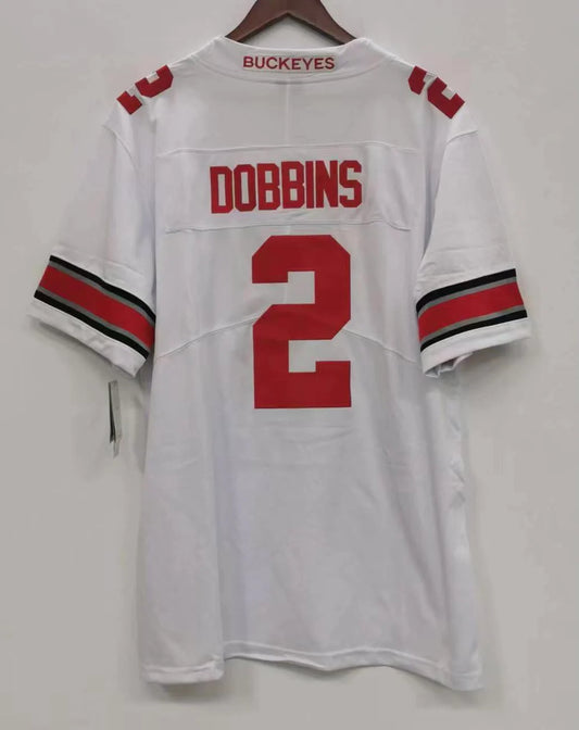 J. K. Dobbins Ohio State Buckeyes Jersey White