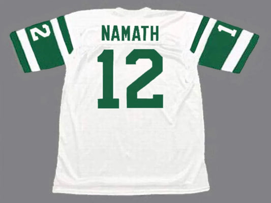 Joe Namath New York Jets Official NFL Mitchell & Ness Jersey white