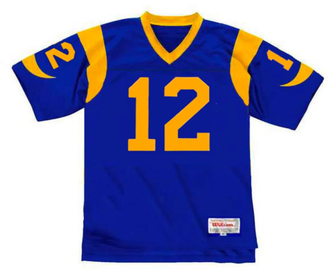 Joe Namath Los Angeles Rams NFL Mitchell & Ness Jersey Blue