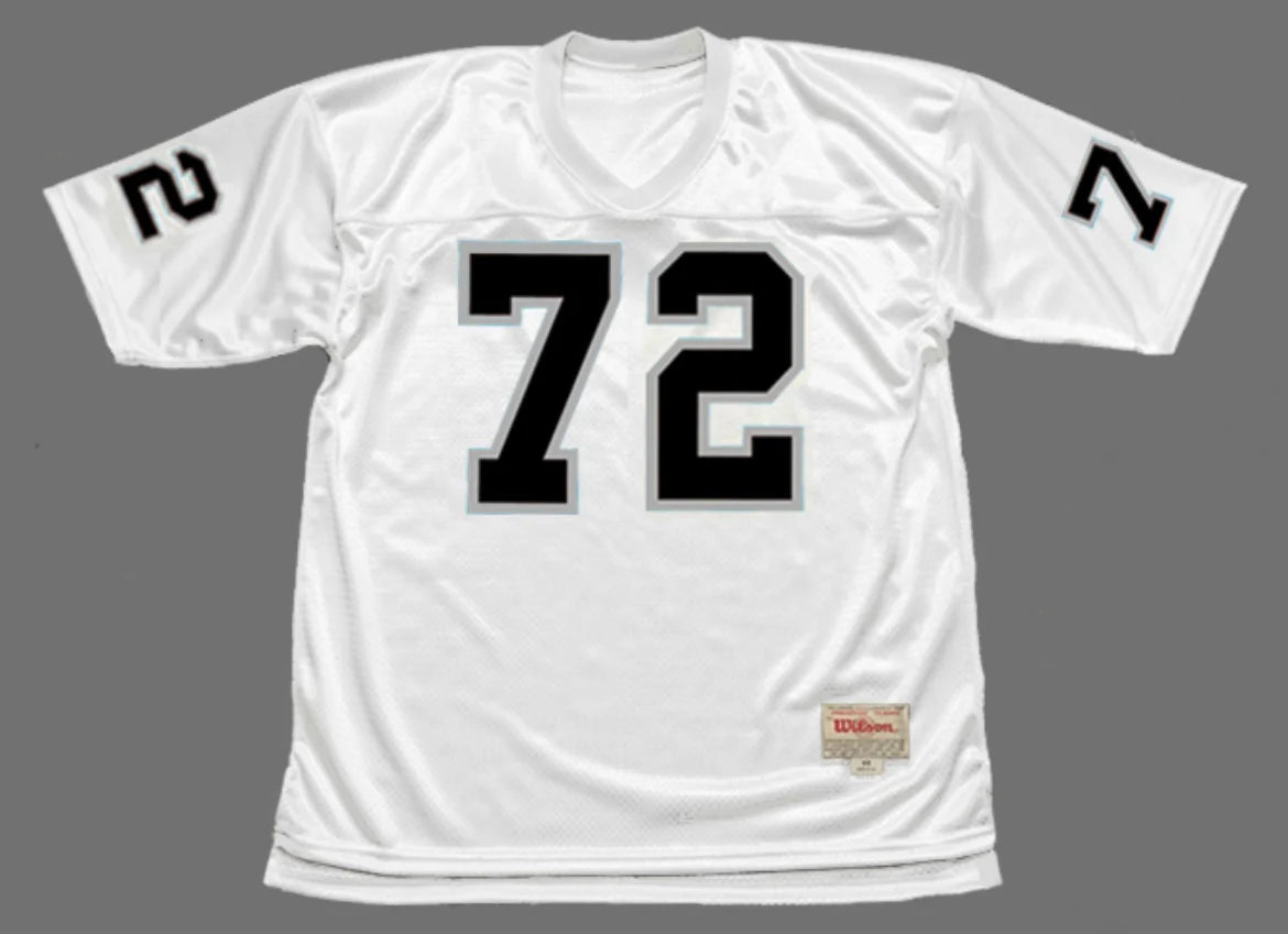 John Matuszak Oakland Las Vegas Raiders Mitchell & Ness Jersey white