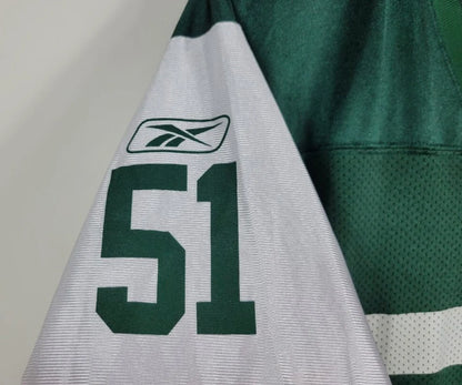 Jonathan Vilma New York Jets Official NFL Reebok Jersey